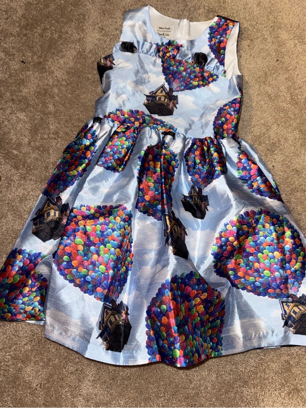Disney Pixar UP Pippa & Julie Balloon House Dress Girls Size 8